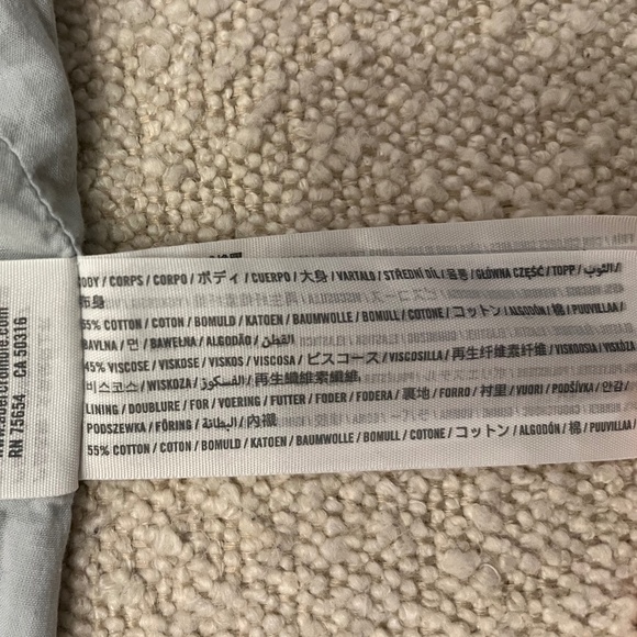 Abercrombie & Fitch light blue cropped tank top - Picture 5 of 6